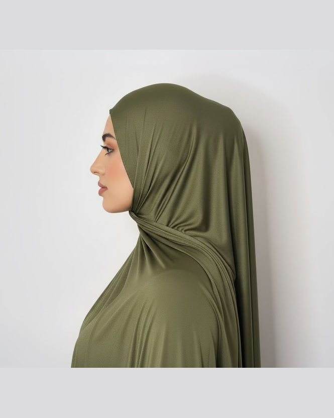 Dusty olive Liquid Jersy